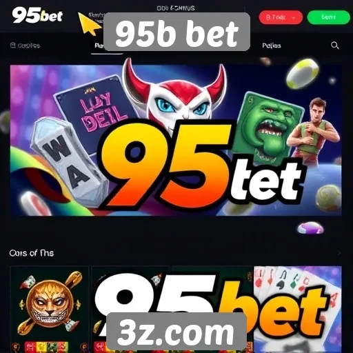 Variedade de jogos disponíveis no 95b bet